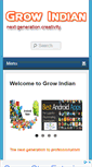 Mobile Screenshot of growindian.com